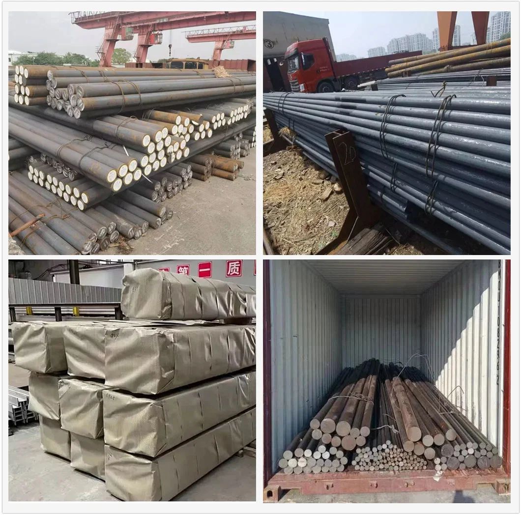 China Supplier 6-600mm C45 1045 4140carbon Steel Rod Steel Bar Chrome Plated Mild Steel Round Bar Price